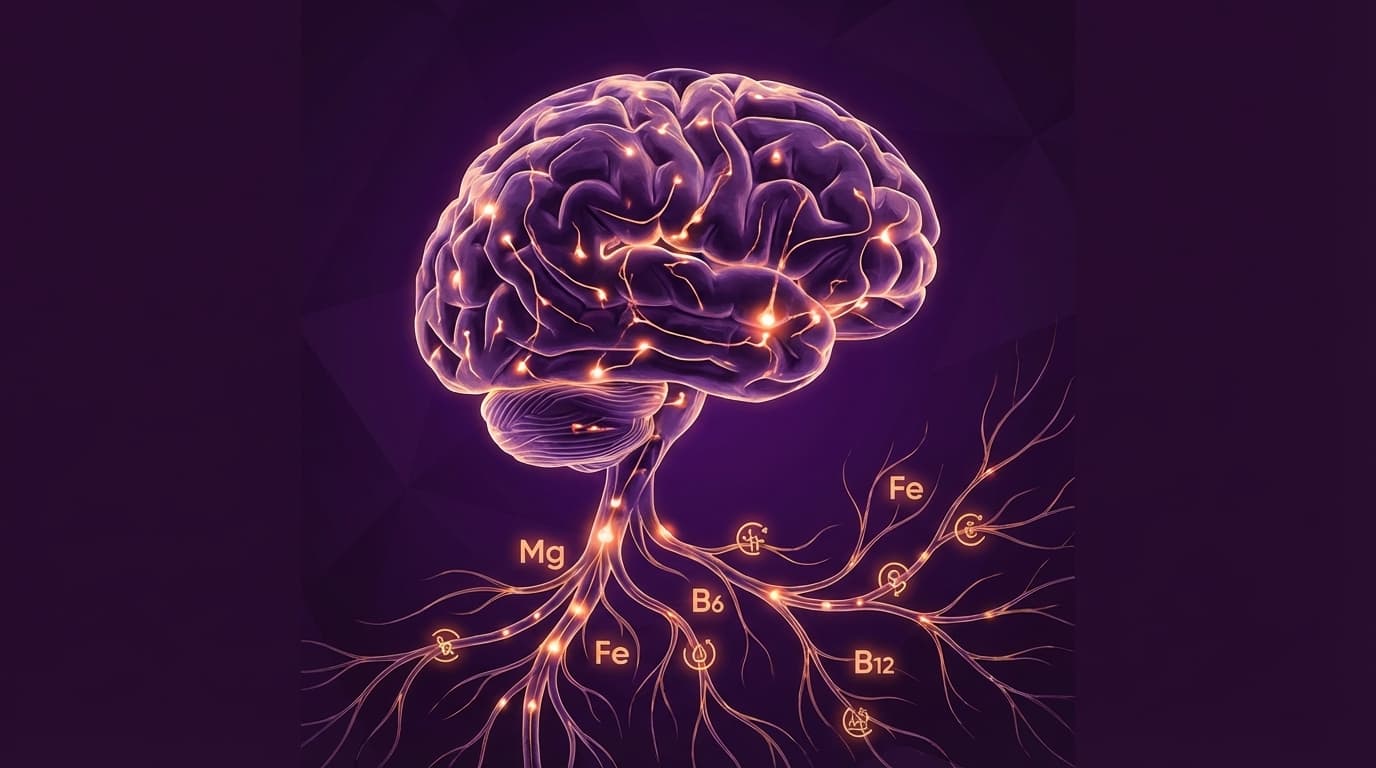 Magnesio, ferro e vitamine B: perché sono essenziali per il sistema nervoso